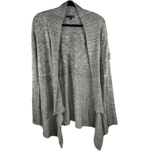 RXB Open Drape Green Large Cardigan Sweater 100% Cotton